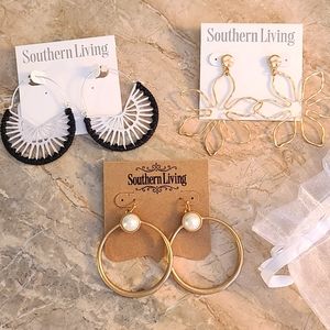 Southern Living 3 pair Earrings